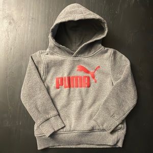 Puma hooded sweater size 4